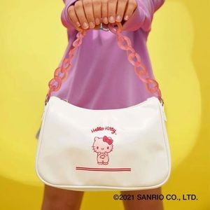 SHEIN X Hello Kitty And Friends Girls Cartoon Graphic Shoulder Bag